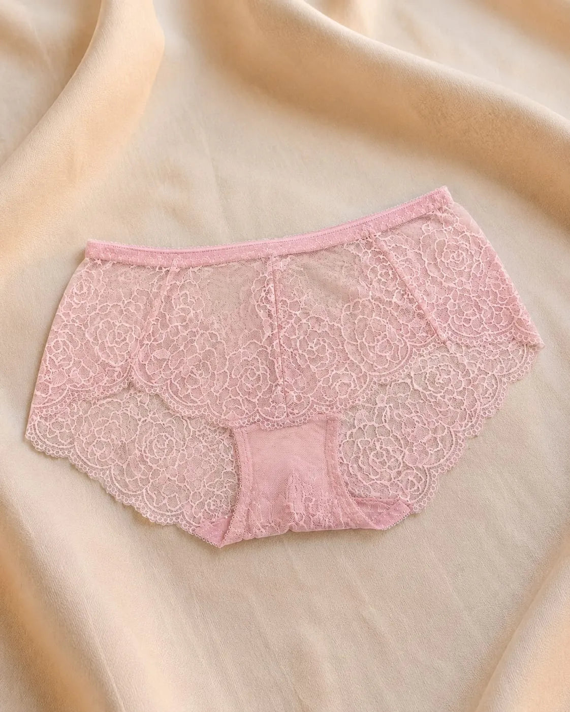 Premium Floral Lace Boyshort Panty for Women – Soft Stretch Breathable Underwear