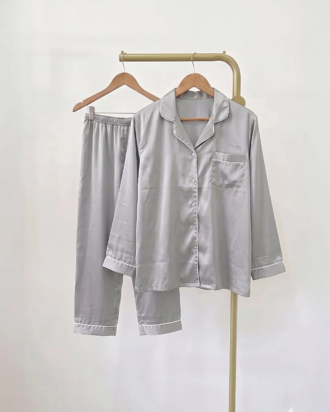 Women's Premium Pajama Set | Soft Silk Feel Nightwear & Sleepwear