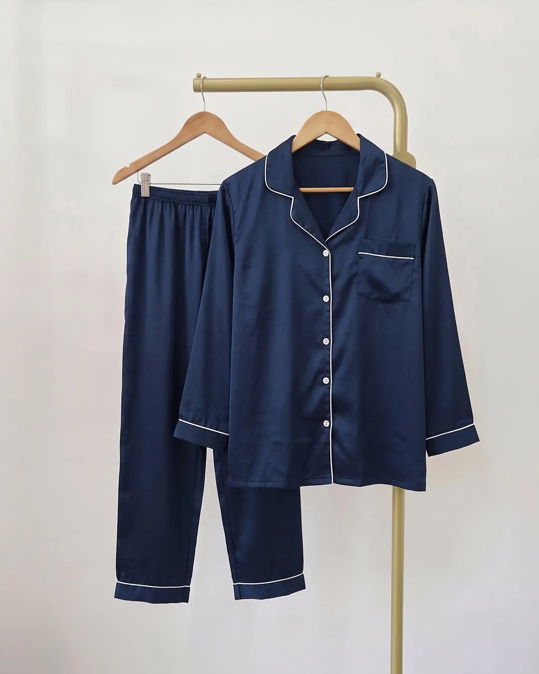 Women's Premium Pajama Set | Soft Silk Feel Nightwear & Sleepwear