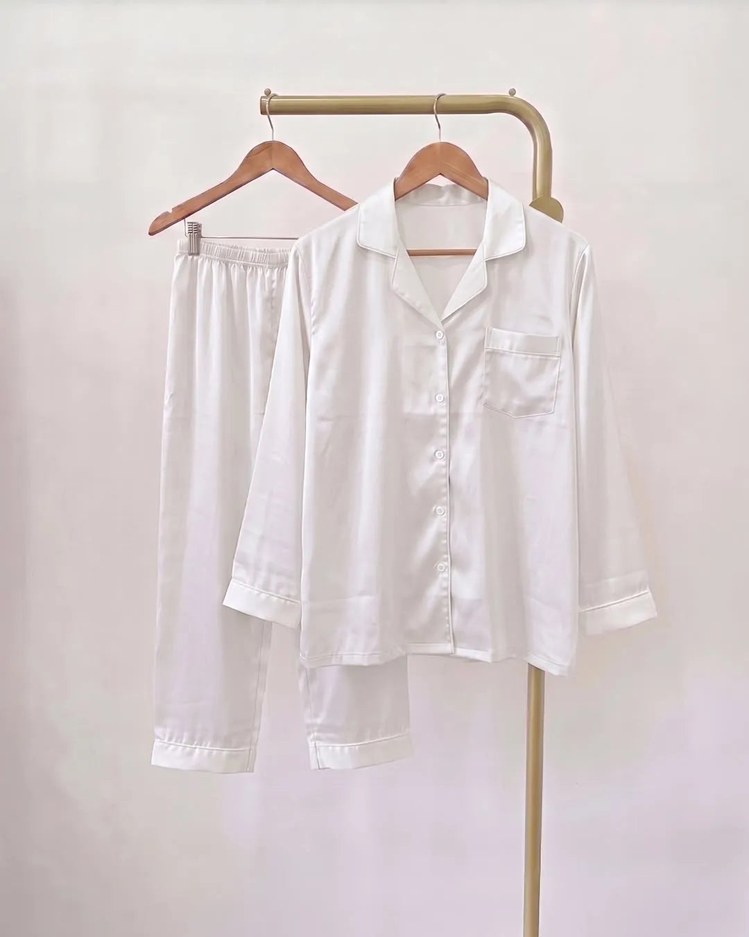 Women's Premium Pajama Set | Soft Silk Feel Nightwear & Sleepwear