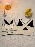 Women's Criss-Cross Padded Sports Bra – Wire-Free Comfort & Support