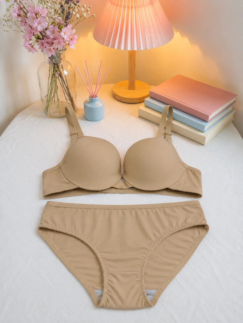 Women's Seamless Padded Bra & Panty Set – Everyday Comfort Collection