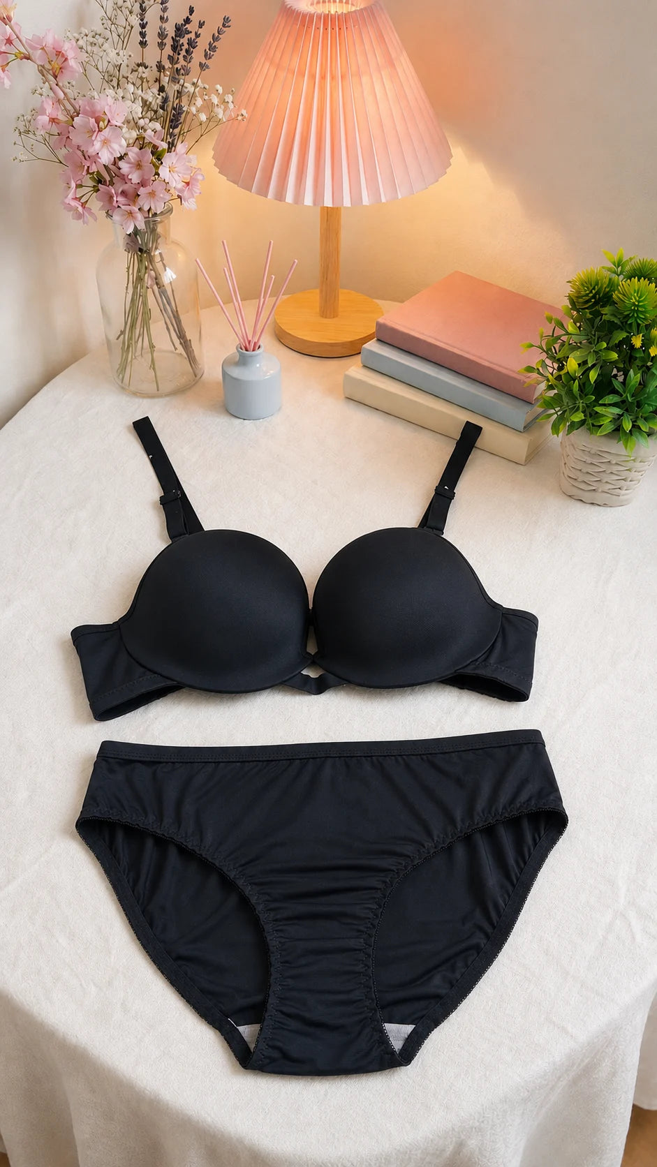 Women's Seamless Padded Bra & Panty Set – Everyday Comfort Collection